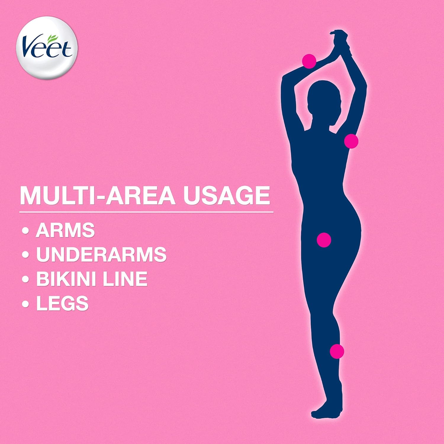 Veet Silky Fresh Hair Removal Cream For Sensitive Skin 100g - Image 7