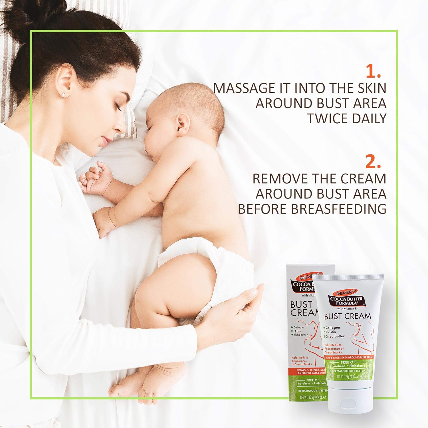 Palmer's Cocoa Butter Formula With Vitamin E Bust Cream - 125gm - Image 4