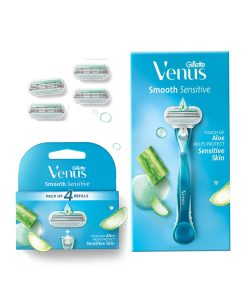 Gillette Venus Womens Razor & 4 Refills Combo Set