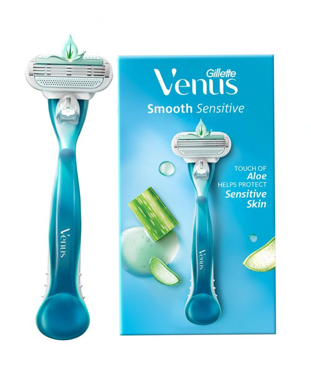 Gillette Venus Smooth Sensitive Aloe Extracts Razor for Women