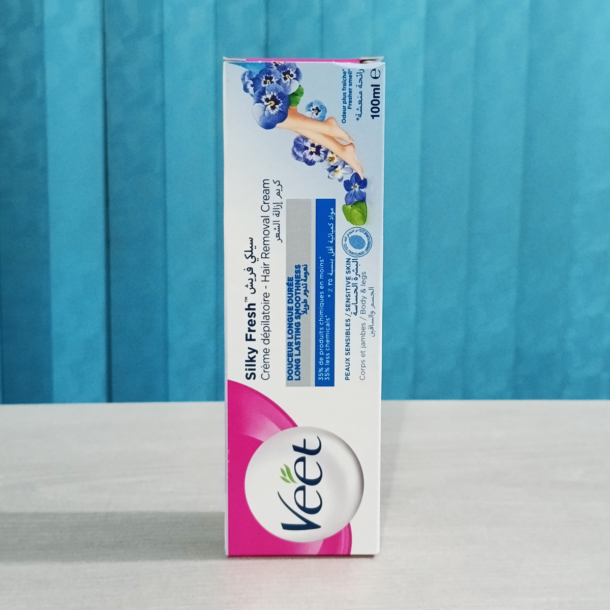 Veet Silky Fresh Hair Removal Cream For Sensitive Skin 100g - Image 4