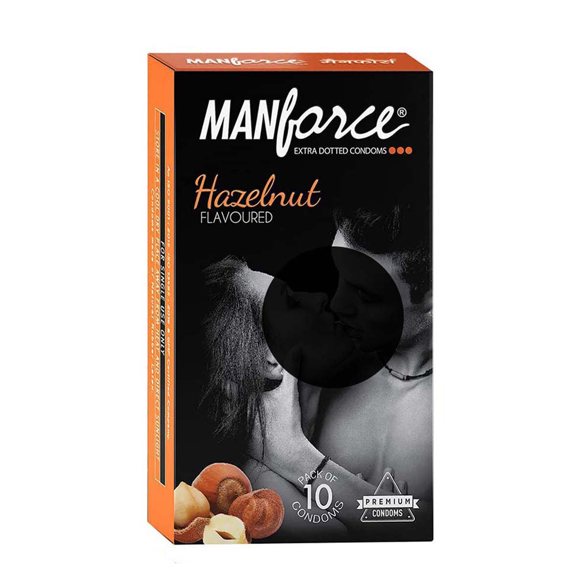 Manforce Hazelnut Flavoured Condoms 10 Pack Makeup Konnna