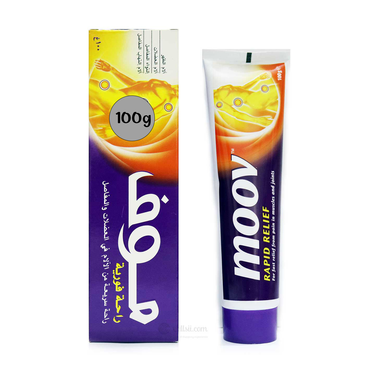 Moov Rapid Relief pain massage cream 100g