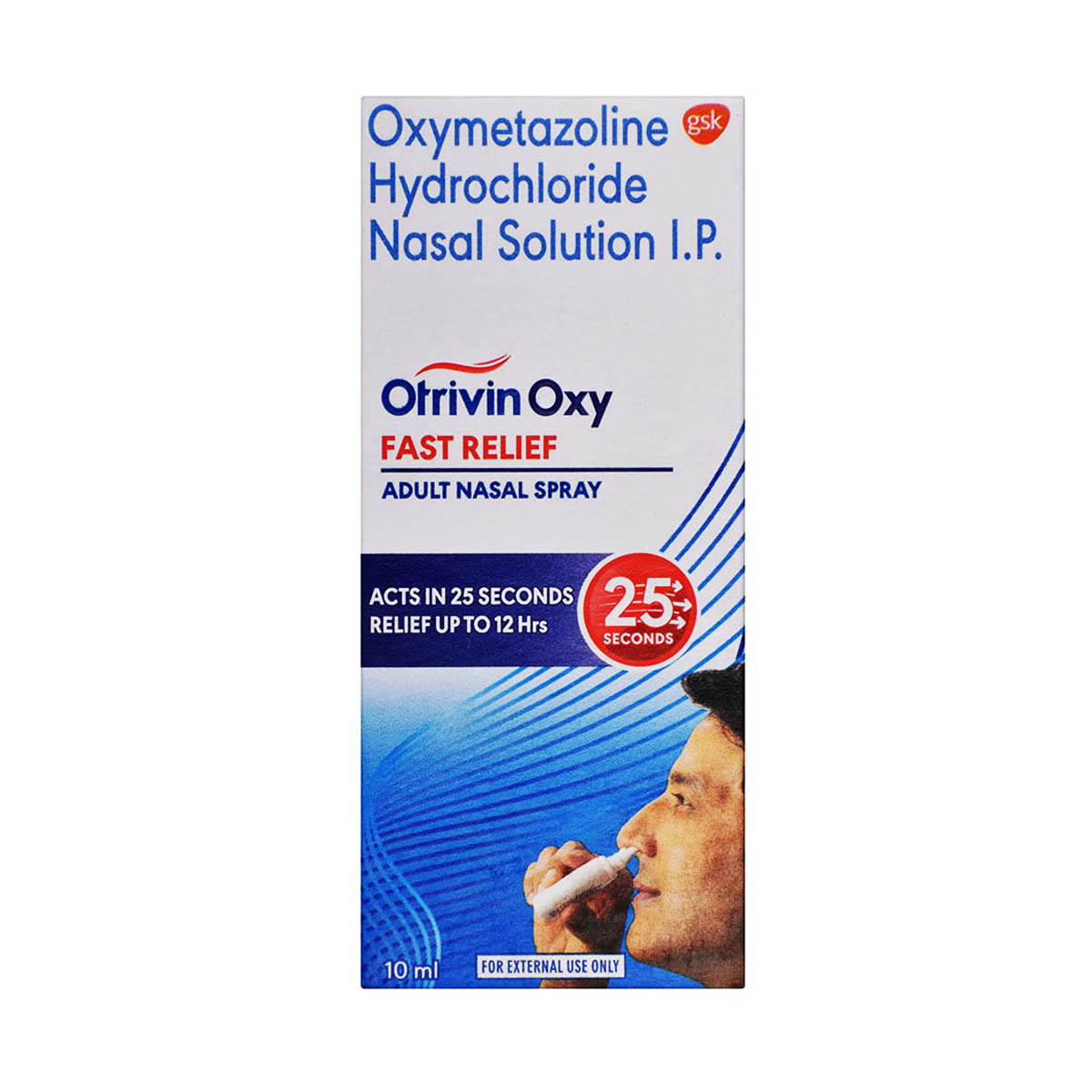Otrivin Oxy Fast Relief Nasal Spray 10ml (Adult)