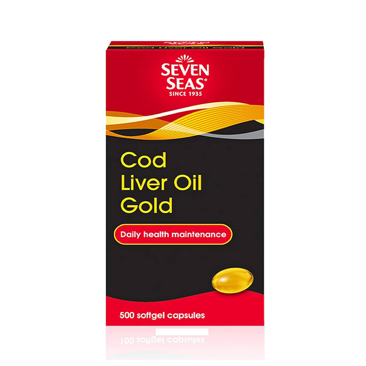 Seven Seas COD Liver Oil Gold 500 Softgel Capsules