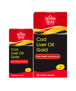 Seven Seas Cod Liver Oil Gold 500+ 100 Capsules