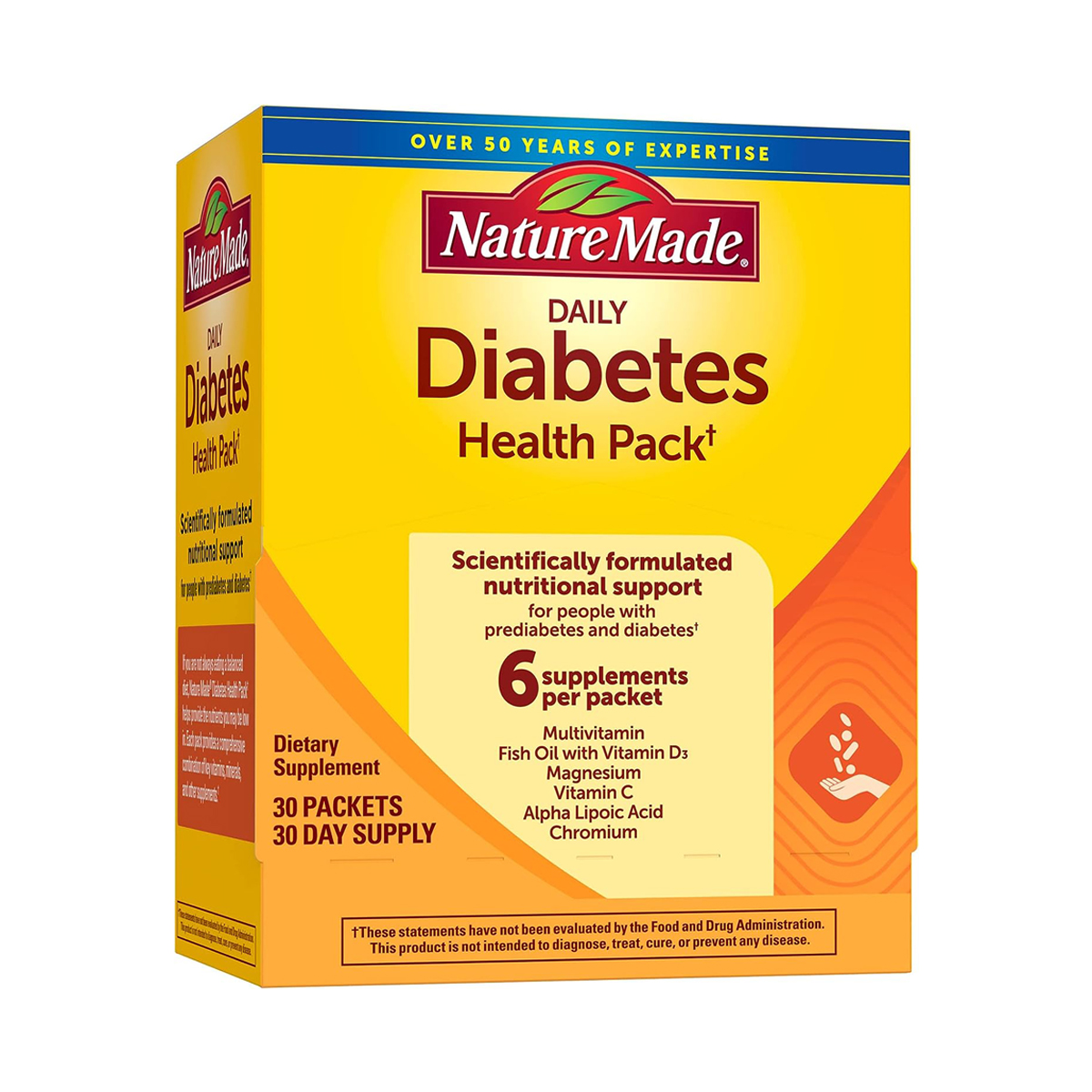 Nature Made Daily Diabetes Health Pack 30 packet