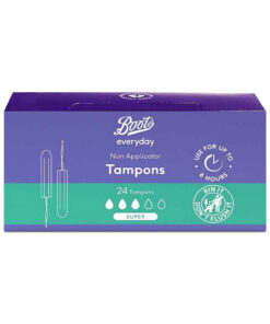 Boots Everyday Non Applicator Tampons Super  24 tampoon