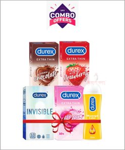 Durex  40 pcs condom with 200 ml lubricant gel
