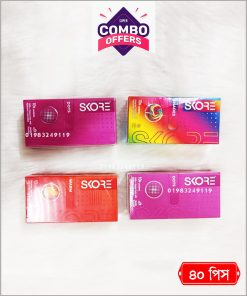 skore 40 pcs condom combo ( 4 packet)