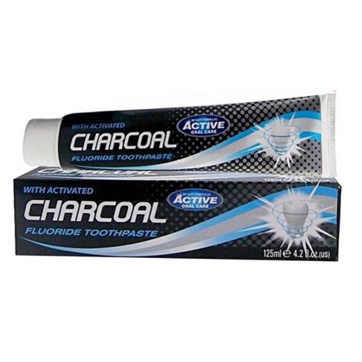 Beauty Formulas Charcol Fluoride Toothpaste 125 ml
