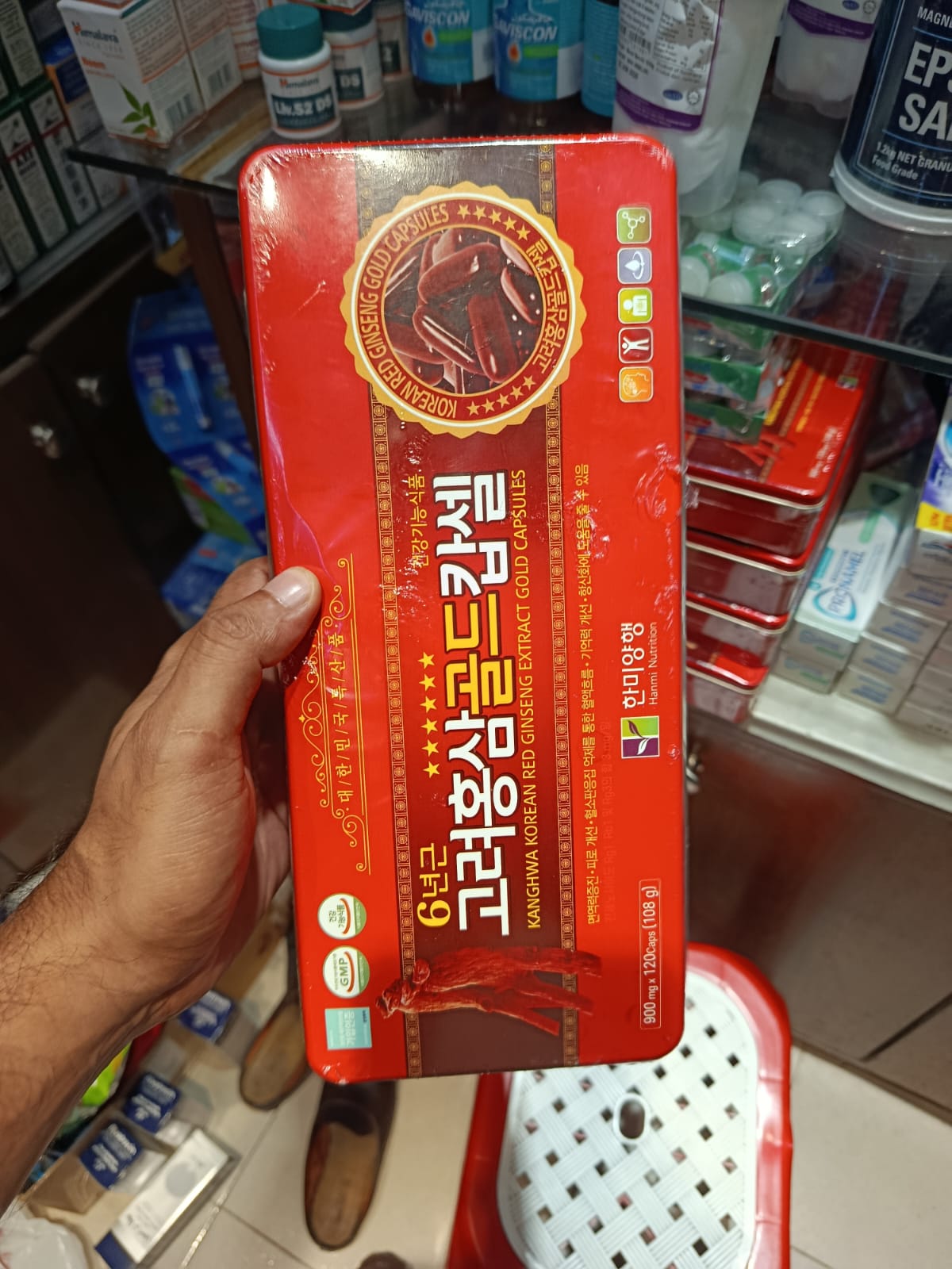 Kanghwa Korean 6 Years Red Ginseng Extract Gold Capsules (120 Capsules) - Image 4