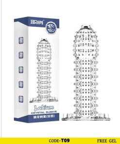 Funda Crystal Sleeve Spike Magic Condom 5 inch