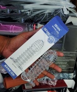 Alternative view of ₀̷₃̷Funda Crystal Sleeve Silicone Base Spike Magic Condom