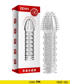 Funda Crystal Clear Orgasomic Mazic Condom 6 inch