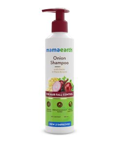 Mamaearth Onion Hair Shampoo for Reduce Hairfall 200ml