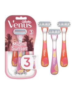 Gillette Venus Smooth Miami Sunset Disposable Razors 3 pcs