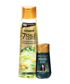 Emami 7 in 1 Oils Non Sticky Hair Oil Strong Inside, Set Outside 200ml