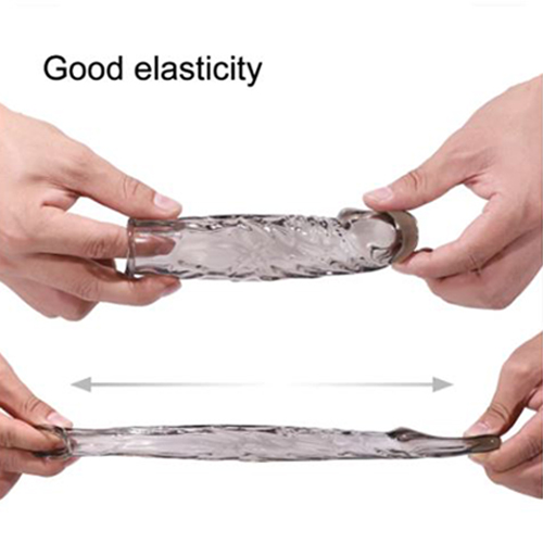 ₀̷₁̷Snailage Cryastal Black Extender Sleeve Condom 6 inch - Image 4
