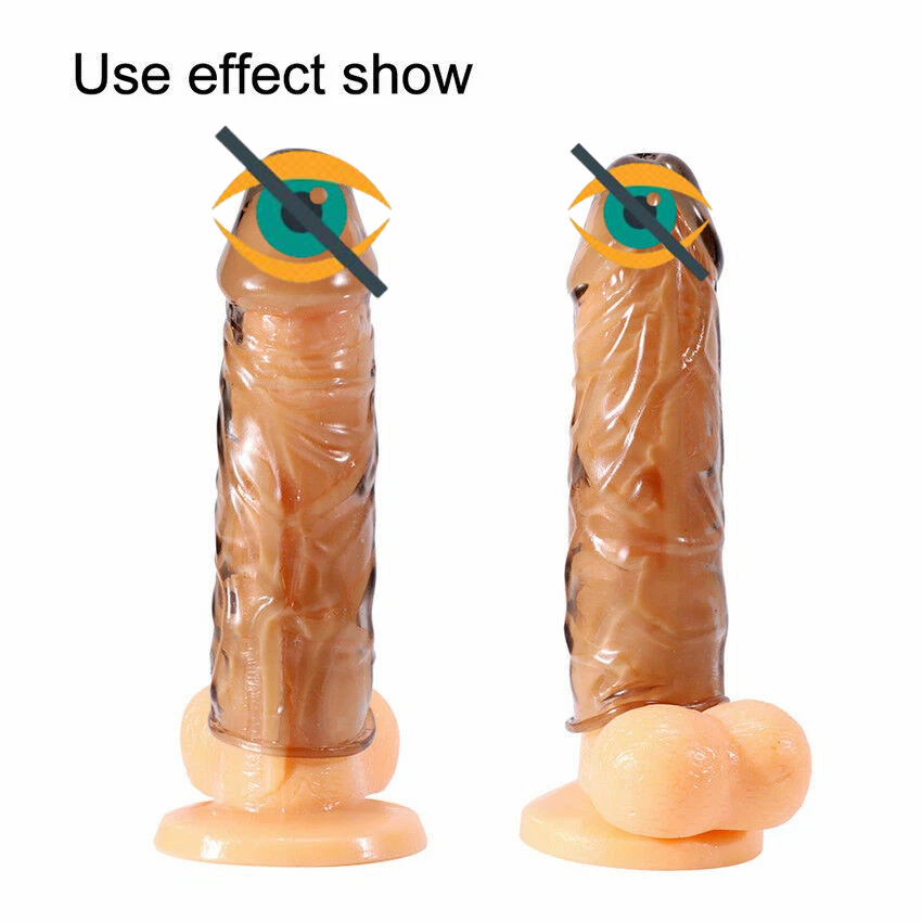 ₀̷₁̷Snailage Cryastal Black Extender Sleeve Condom 6 inch - Image 2