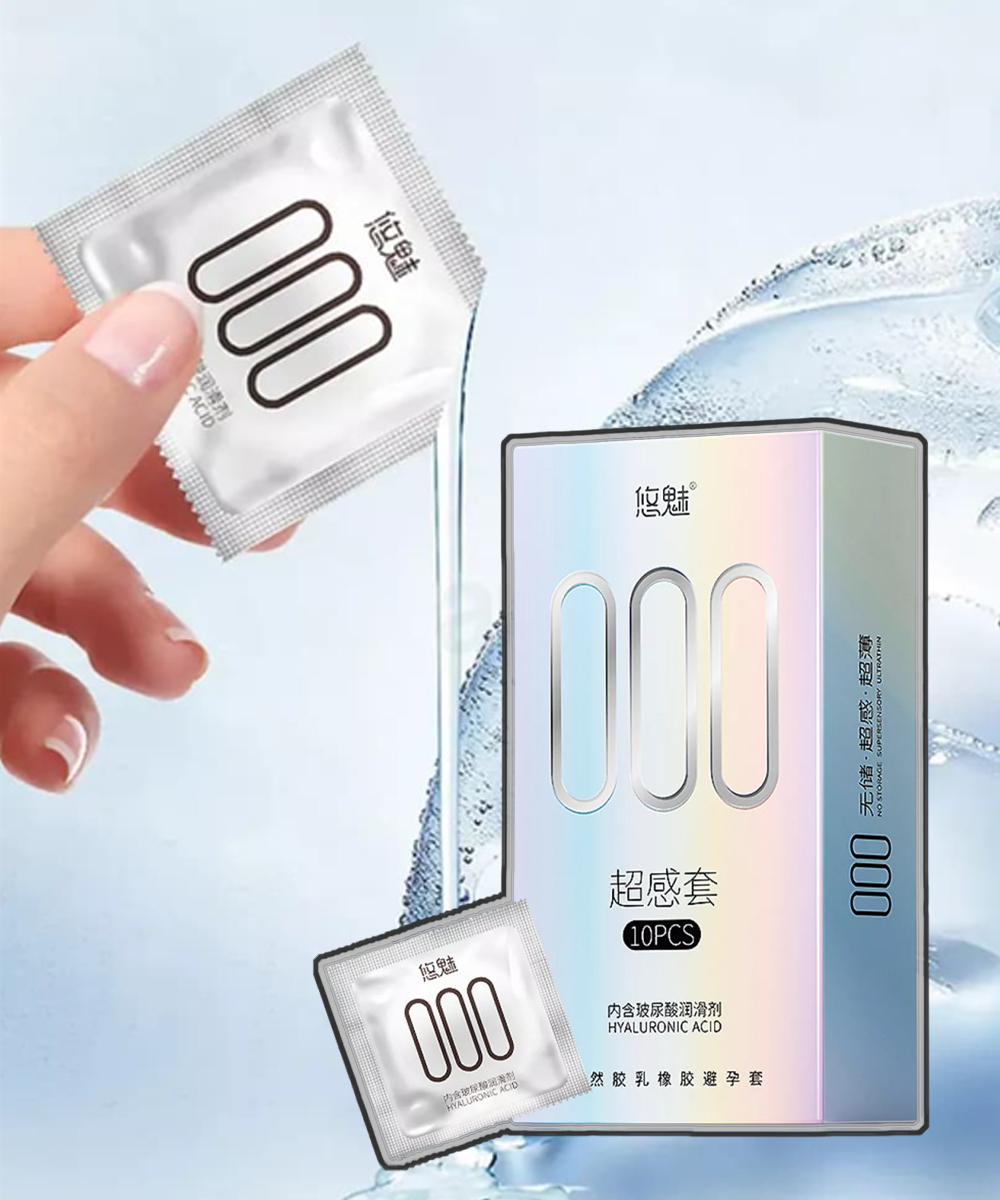 Yumi 000 Ultra Thin Condom With Hyaluronic Acid 10pcs