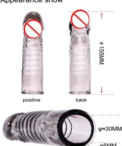 Alternative view of ₀̷₁̷Snailage Spike Transparent Girp Condom 6 inch