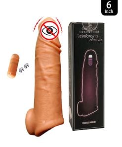 ₀̷₁̷ Reinforcing Sleeve Real Skin Vibration Condom 6 inch