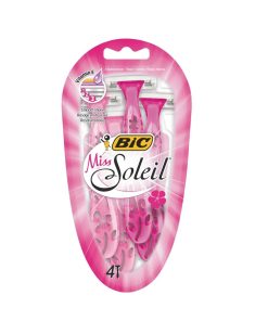 BIC Miss Soleil Colour Collection Triple Blade Razor for Women -4 razor
