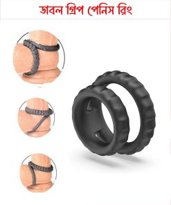 Penis Stronger Double Silicone Cock Ring For Men