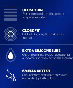 Alternative view of Durex Close Fit Slim Penis Condom For Men 12Pcs Packet