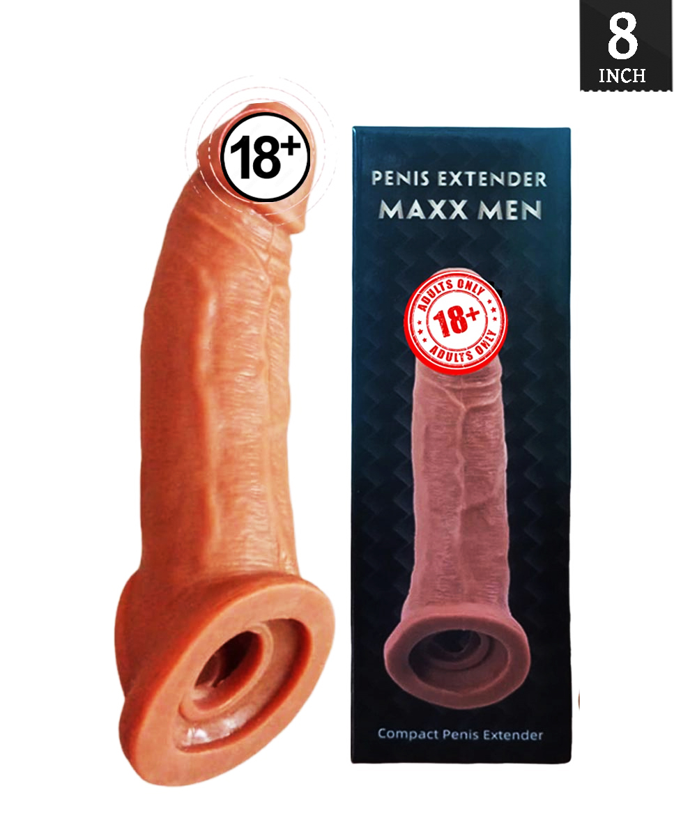 ₀̷₁̷Maxman Penis Extender Locked Type Jumboo Condom 8 inch - Image 7