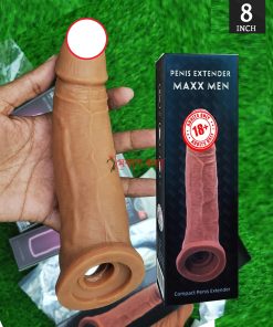 ₀̷₁̷Maxman Penis Extender Locked Type Jumboo Condom 8 inch