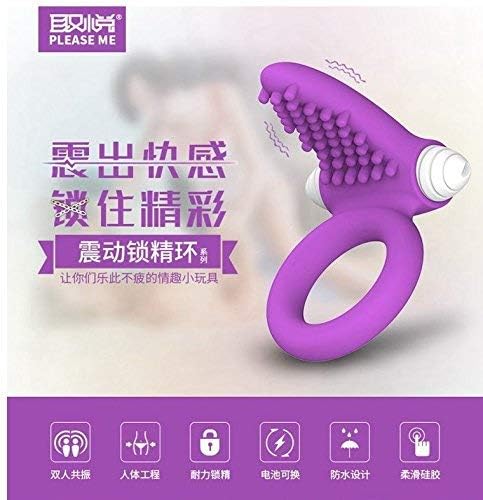 Dolphin Cat Tongue Vibrating Cock Ring For Men - Image 3
