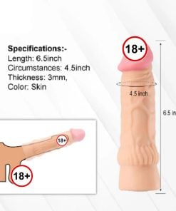 Alternative view of Maxman Extender Sleeve Gripped Magic Condom 6.5 inch