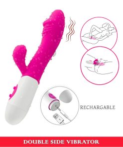 ???? LiLi G-Spot Double Side Rechargable Vibrator For Women