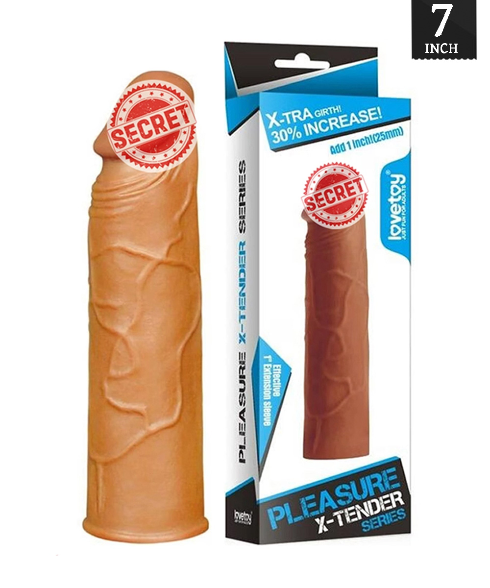 ₀̷₁̷ Love Toy Dragon X- Tender Sleeve Condom For Men 7 inch