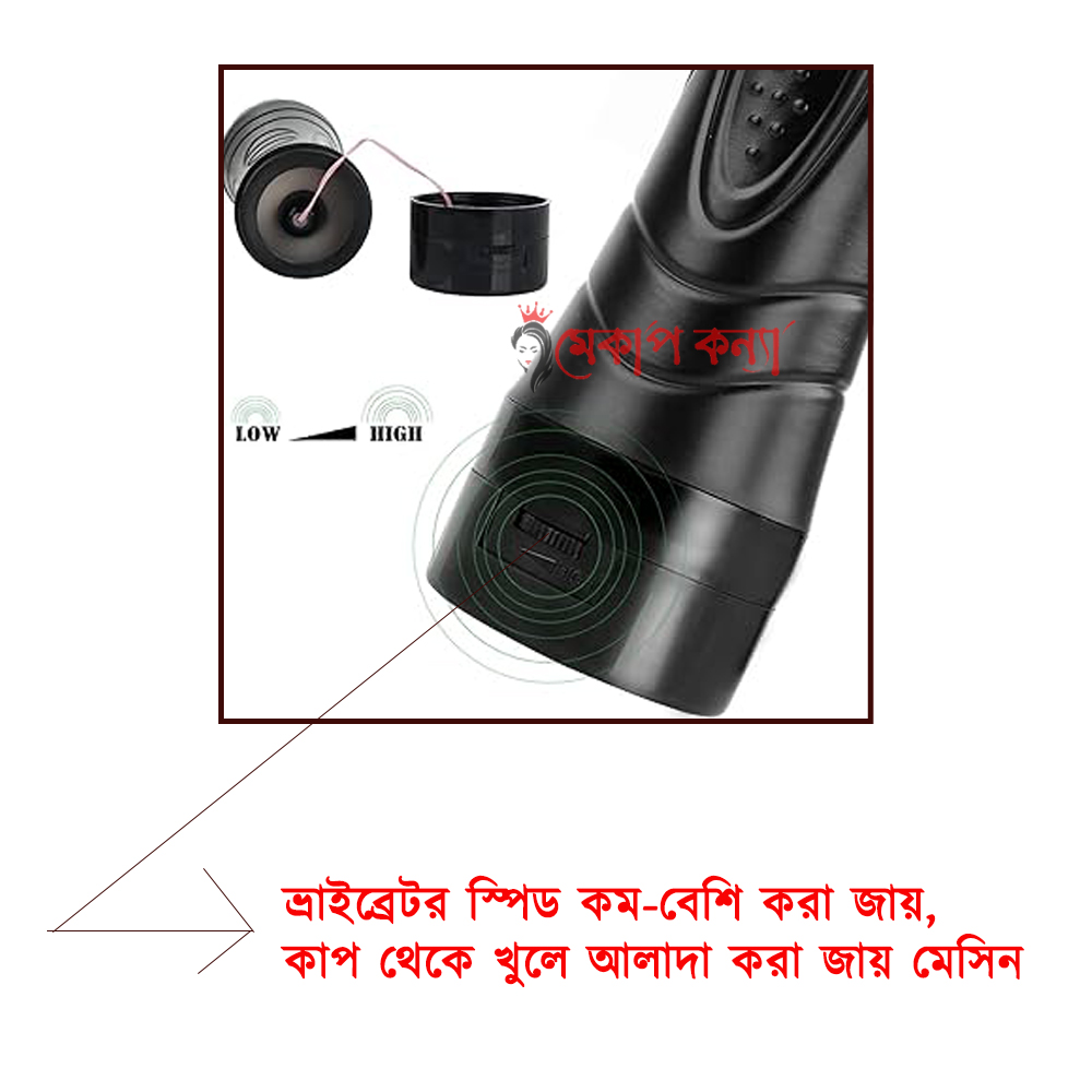 ₀̷₁̷ Bussy Flashlight Vibration Masturbation Cup For Men - Image 3