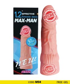 MaxMan Extender Sleeve Gripped Magic Condom 6 inch