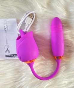 Alternative view of Rose 2 in 1 Licking Up-Down Rechargeable Vibration For Women