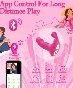 Alternative view of ₀̷₁̷ App Control Up Down Panties Clitoral Thrusting Dildo For Women