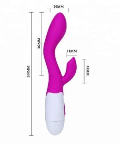 Alternative view of LiLi Rabbit Double Side Slim Type Stimulator Vibrator 8 inch