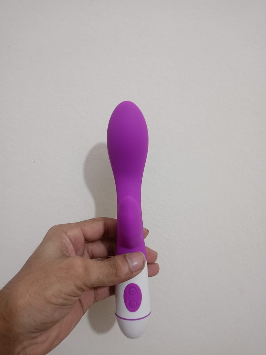 LiLi Rabbit Double Side Slim Type Stimulator Vibrator 8 inch - Image 6