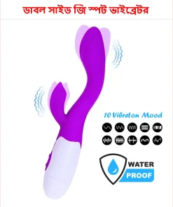 LiLi Rabbit Double Side Slim Type Stimulator Vibrator 8 inch