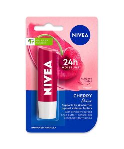Nivea 24h Moisture Cherry Shine Lip Balm 4.8g