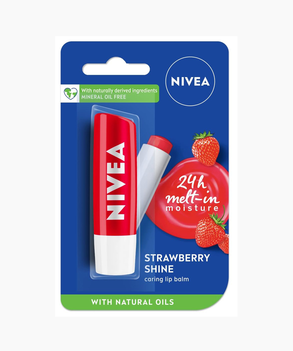 Nivea Strawberry Shine Lip Balm 4.8g