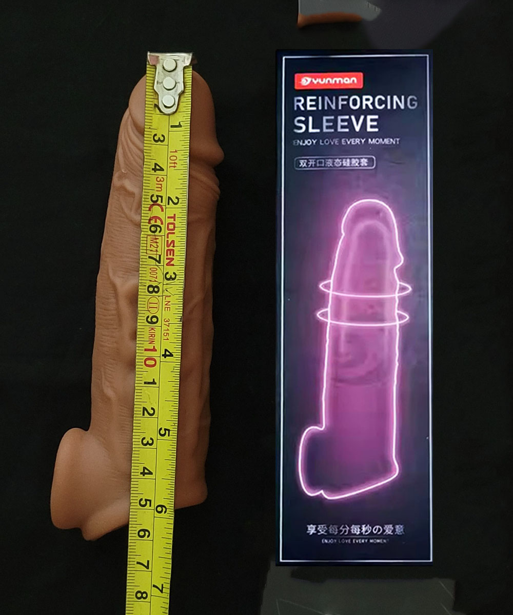Reinforcing Sleeve Tropical Silicone Condom 6 inch - Image 2