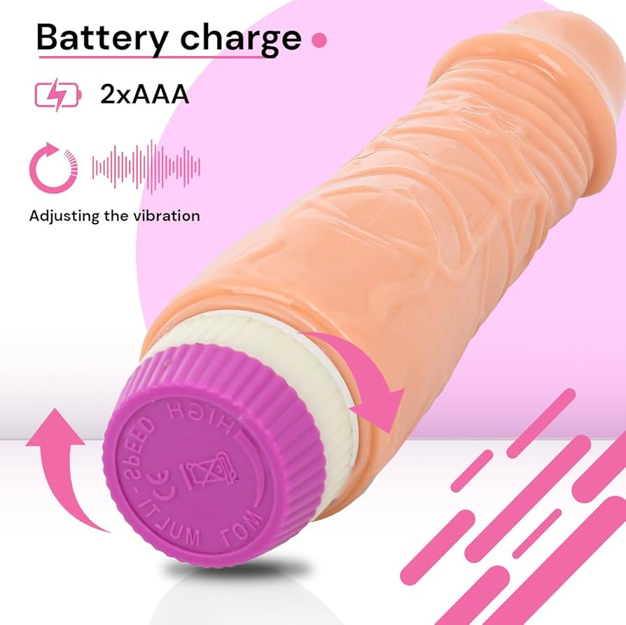 ₀̷₁̷ Remmy Realistic Vribetor Penis Shape Dildo 8 inch - Image 3