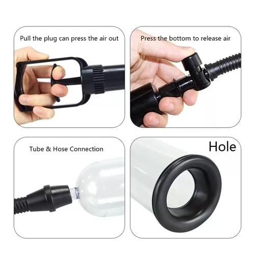 Penis Pump With Real Pussy For Men (Free Gel) - Image 5