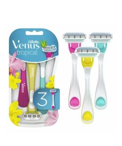 Gillette Venus Tropical Disposable Razor For Women 3 Count