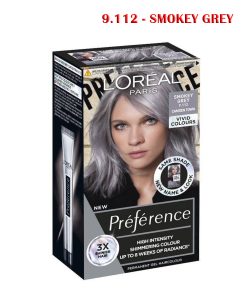 Loreal Paris Preference Les Vivid Permanent Haircolour - 9.112 Smokey Grey